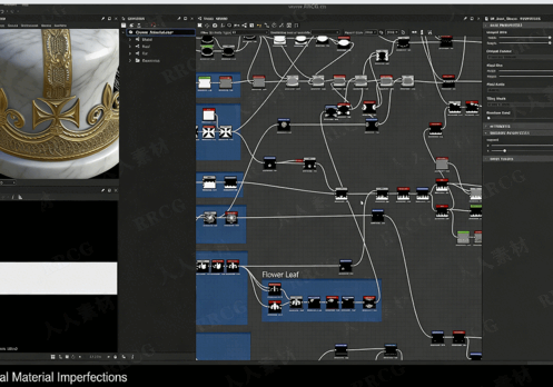 【中文字幕】Substance 3D Designer皇家王冠完整材质构建流程视频教程(图5)