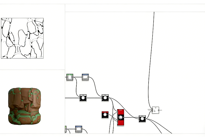 Substance Designer棕色悬崖岩石材质制作视频教程(图3)