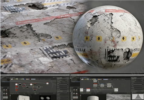 Substance 3D Designer写实混凝土材质制作视频教程(图6)