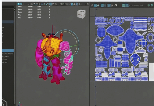 【中英双语】Substance Painter机甲机器人材质与破损绘制流程视频教程(图1)