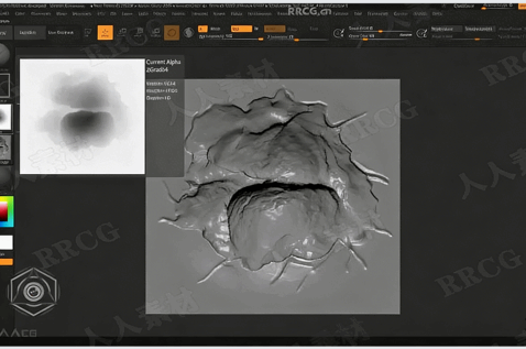 【中英双语】Substance Painter机甲机器人材质与破损绘制流程视频教程(图4)