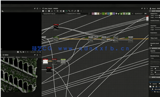 Substance 3D Designer拱形墙壁材质制作视频教程(图4)