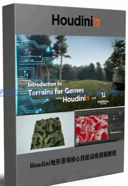  Houdini游戏地形景观核心技能训练视频教程 (图1)