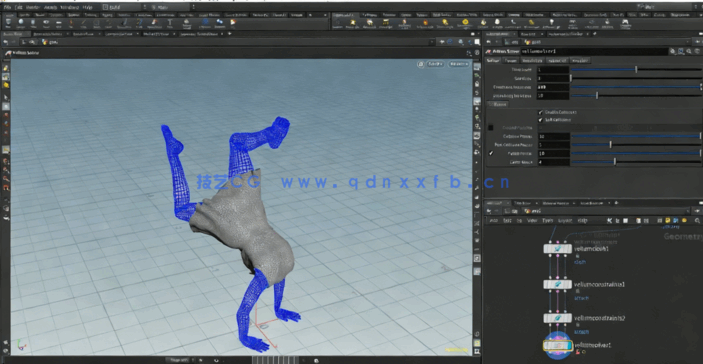 Houdini布料模拟制作核心技能训练视频教程(图2)