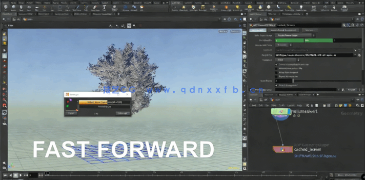 Houdini树木植物模拟实例制作视频教程(图2)