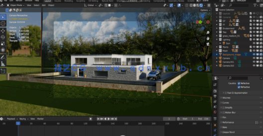 Blender建筑可视化完整实战训练视频教程(图4)