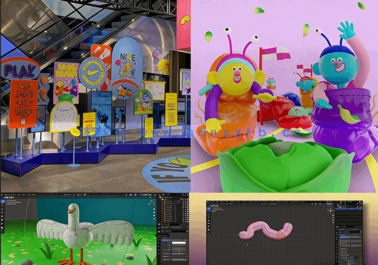Blender有趣好玩角色动画入门训练频教程(图6)