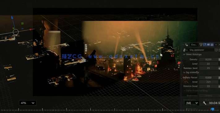 Blender蝙蝠侠场景CG与VFX实战制作全流程视频教程(图3)