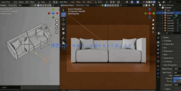Blender家具设计零基础建模入门指南视频教程(图4)