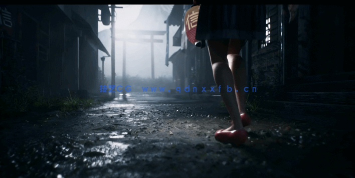 Blender与UE5《寂静岭F》日式恐怖游戏场景制作工作(图2)