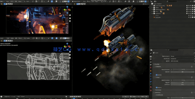 Blender震撼影视级片头实例制作训练视频教程(图3)