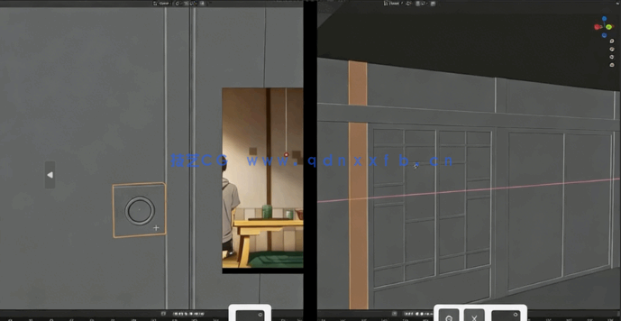 Blender与SP日式动漫风格房屋完整制作流程视频教程(图2)