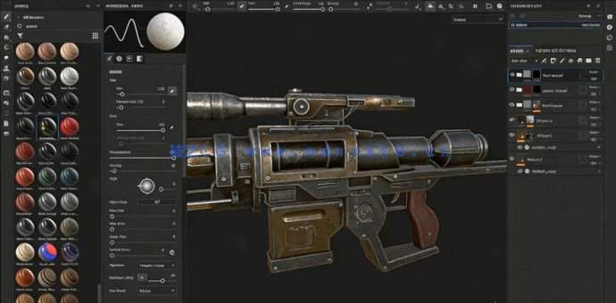 Blender游戏狙击枪模型完整制作流程视频教程(图5)