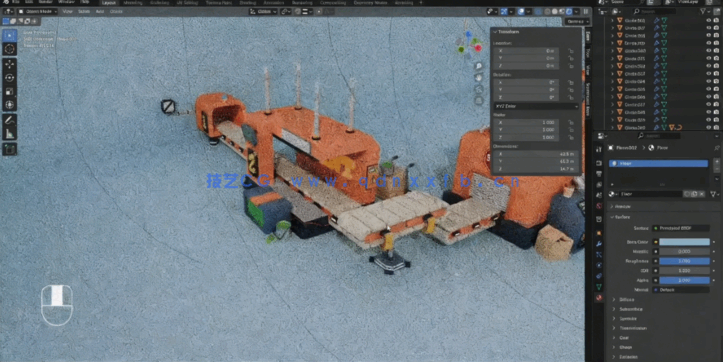 Blender卡通工厂3D建模动画制作视频教程(图5)