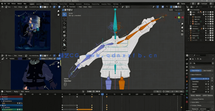Blender卡通渲染动画核心技术训练视频教程(图5)