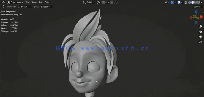 Blender 3D游戏角色完整制作工作流程视频教程(图3)