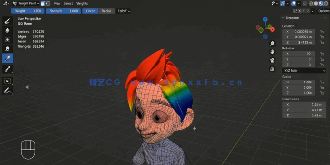Blender 3D游戏角色完整制作工作流程视频教程(图4)