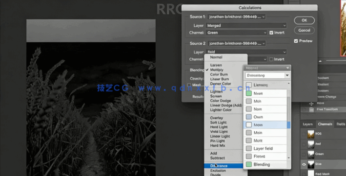 PS室外场景唯美人像素材合成技巧修饰视频教程(图3)