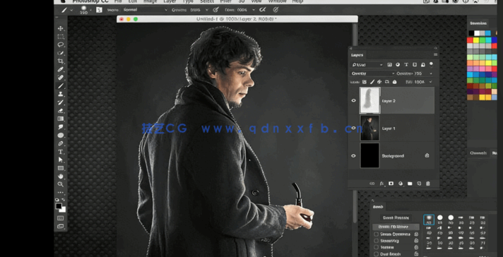 PS好莱坞风格素材合成电影海报制作视频教程 (图5)