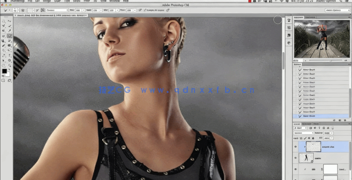  PS创建火焰效果人像海报素材合成视频教程(图3)