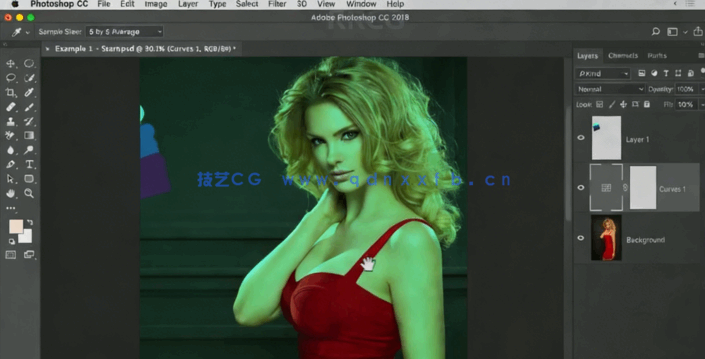 PS人物图像调色滤镜视频教程(图1)