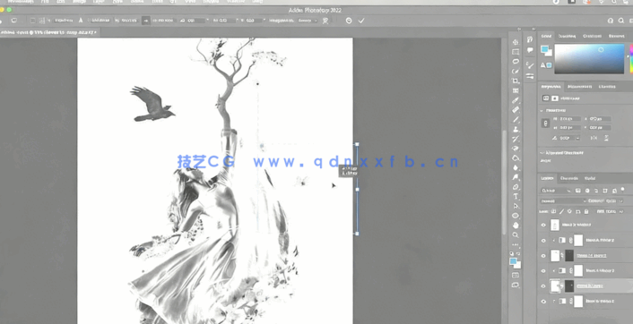 PS创建图像合成遮罩技巧工作流程视频教程(图4)
