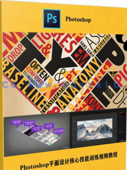 Photoshop平面设计核心技能训练视频教程(图6)