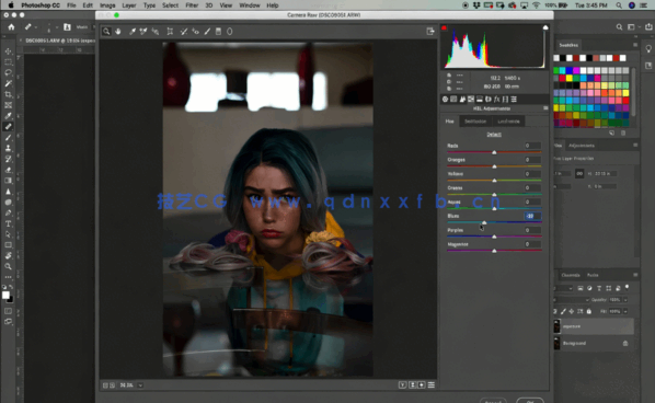  PS肖像照片精致修饰完整工作流程视频教(图5)