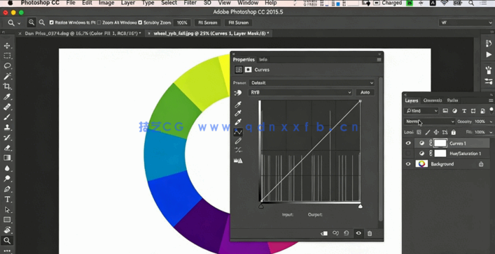  PS肖像曲线调色工具技术训练视频教程(图1)