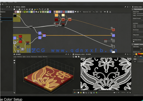 【中文字幕】Substance Designer高级图案与织物材质创作视频教程(图2)