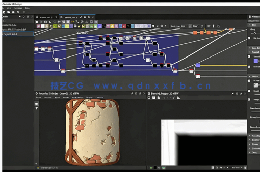 Substance Designer石膏墙纹理制作流程视频教程(图1)