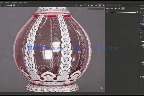 Substance Painter游戏铠甲药瓶逼真材质纹理制作视频教程(图5)