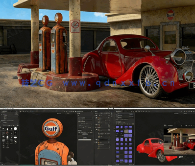 【中文字幕】Substance 3D Painter影视级场景材质制作全流程视频教程(图4)