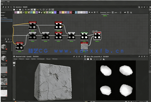 Substance Designer逼真混凝土材质制作流程视频教程(图4)