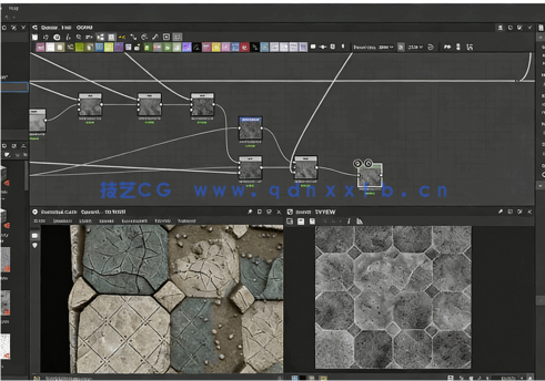 Substance Designer破的瓷砖材质实例制作流程视频教程(图1)