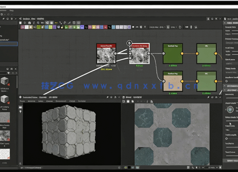 Substance Designer破的瓷砖材质实例制作流程视频教程(图5)