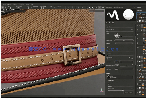 Substance Painter逼真游戏模型纹理制作视频教程第二季(图3)