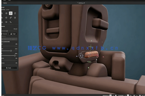 Substance Modeler复杂科幻3D机器人设计视频教程(图3)