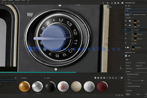 【中文字幕】Substance 3D Painter逼真电视机道具纹理制作视频教程(图4)