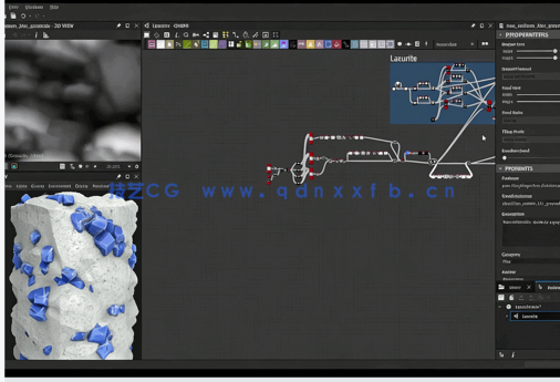 Substance Designer风格化游戏拉祖石材质制作视频教程(图4)