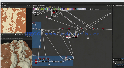 Substance Designer风格化沙漠岩石材质制作视频教程(图4)