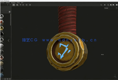 Substance Painter符文之剑游戏资产纹理贴图制作视频教程(图2)