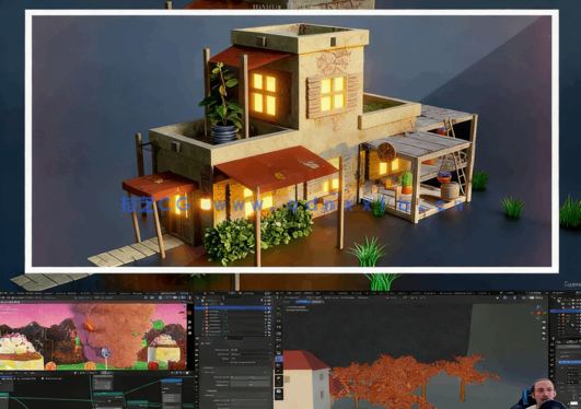 Blender几何节点实战项目训练视频教程 (图5)