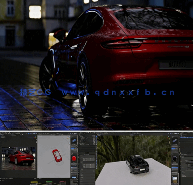 Blender汽车渲染基础核心技术训练视频教程(图5)