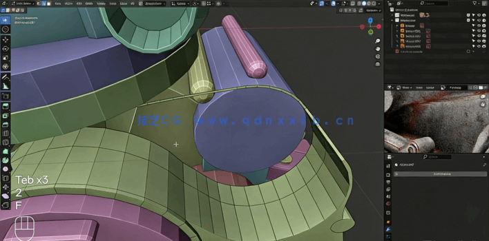 Blender破旧发动机引擎制作全流程视频教程(图2)