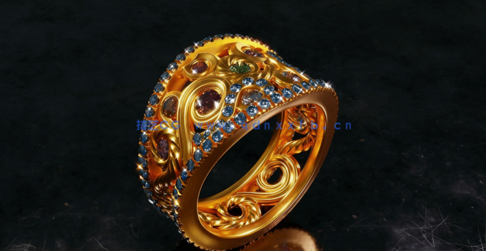 Blender曲线工具珠宝设计技术视频教程(图2)