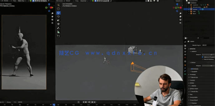 Blender角色摄像机动画核心技术视频教程(图5)