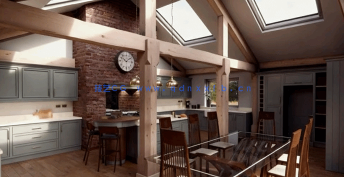 Blender室内设计建模材质渲染动画全流程视频教程(图3)