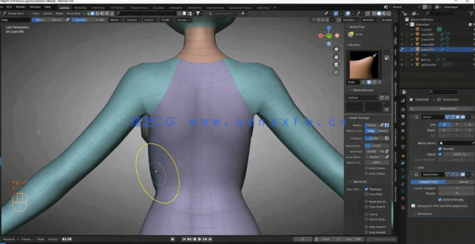 Blender日系可爱运动女孩完整实例制作视频教程(图2)