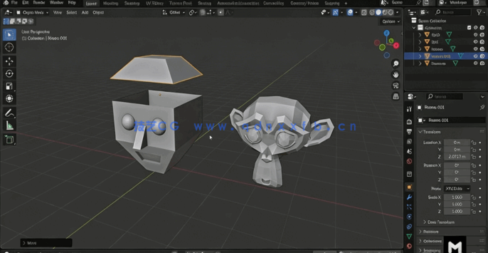 Blender 3D建模从入门到精通技术训练视频教程(图3)